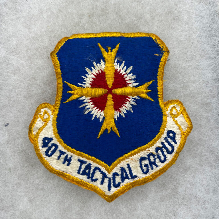 USAF 40th Tactical Group Patch 4 Inch Fitzkee Militaria Collectibles