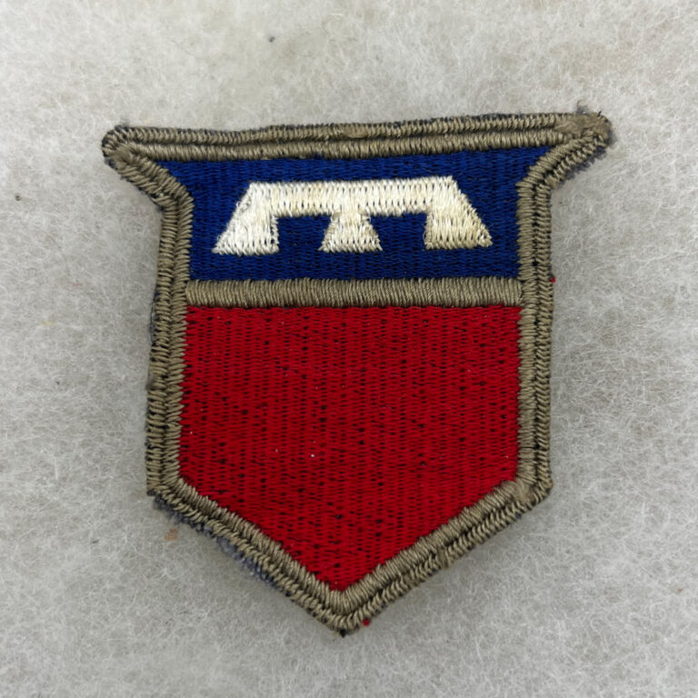 WW2 US Army 76th Infantry Division Patch Black Back Theater Made