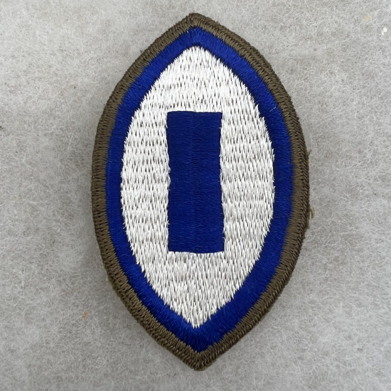 Ww Us Army St Service Command Patch Football Shape Od Border Rare