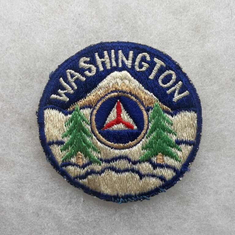 Washington State Civil Air Patrol Patch Japanese Made Fitzkee