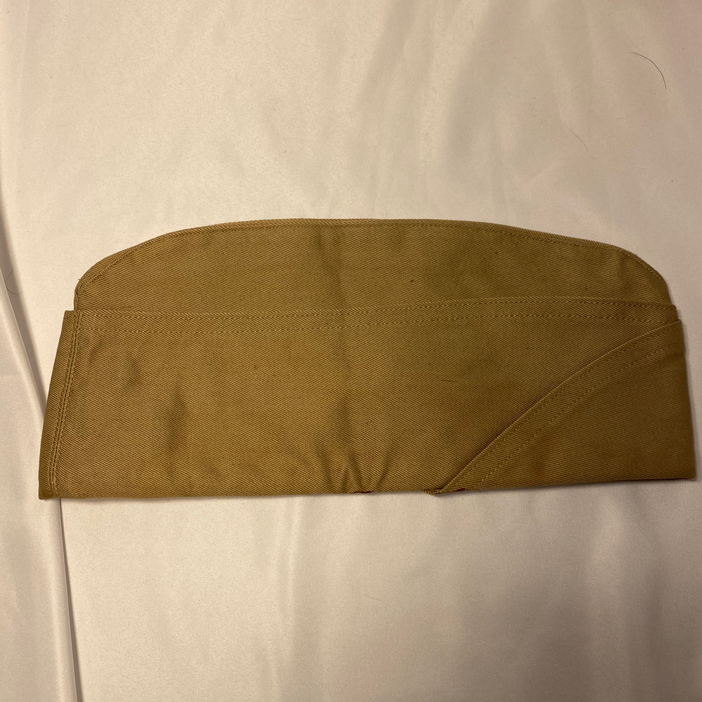 WW2 US Khaki Overseas Cap Size 6 7/8 – Fitzkee Militaria Collectibles