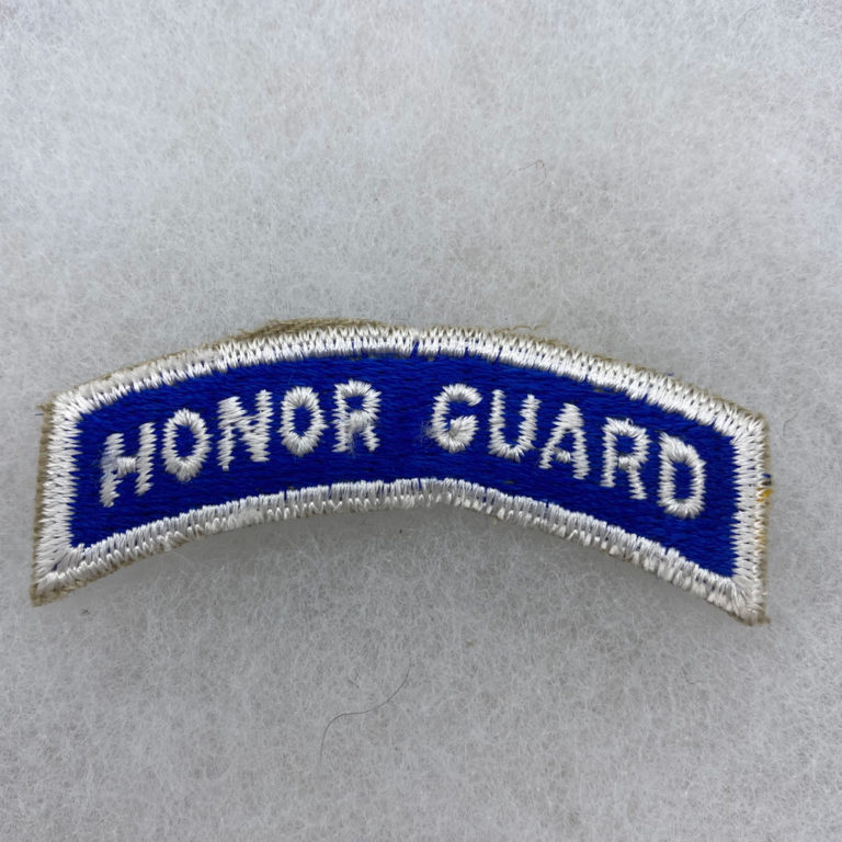 US Army Honor Guard Tab Cut Edge – Fitzkee Militaria Collectibles