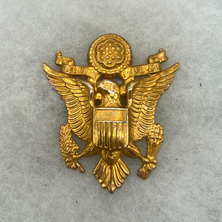 US Army Officers Hat Badge Oversized 3 Inch – Fitzkee Militaria ...