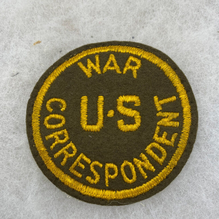 WW2 US Army War Correspondent Patch Felt 2 3/4 Inch – Fitzkee Militaria ...