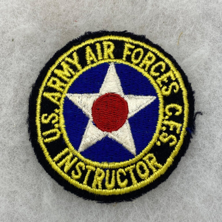 WW2 US Army Air Force C.F.S. Instructor Patch Felt – Fitzkee Militaria ...