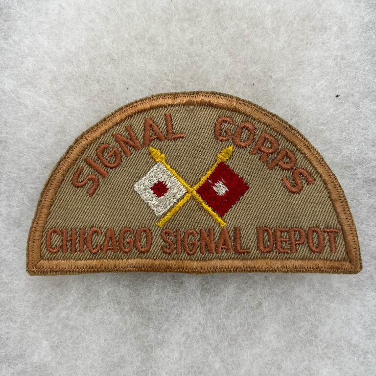 WW2 US Army Chicago Signal Depot Patch Signal Corps Twill – Fitzkee ...