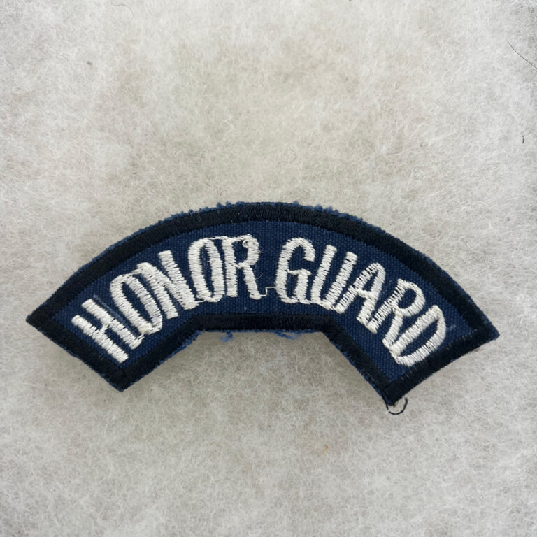 US Army Honor Guard Tab Theater Made – Fitzkee Militaria Collectibles