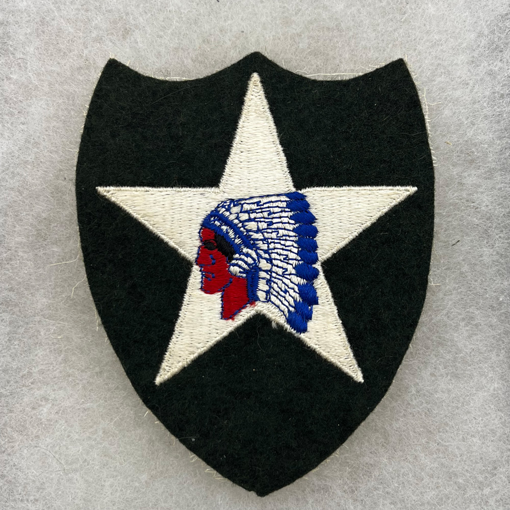 WW2 US Army 2nd Infantry Division Patch Felt – Fitzkee Militaria ...