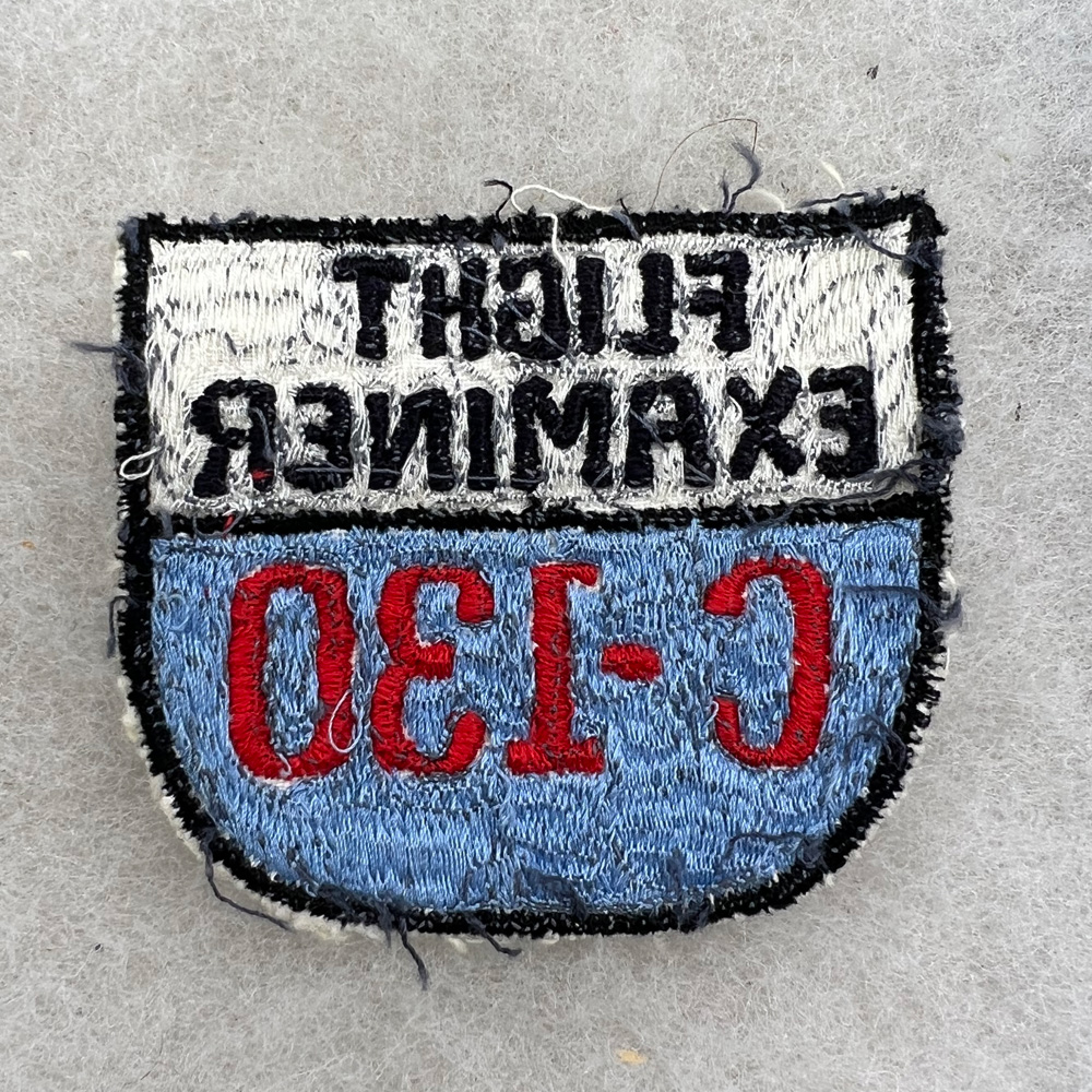 USAF C-130 Flight Examiner Patch Theater Made – Fitzkee Militaria ...