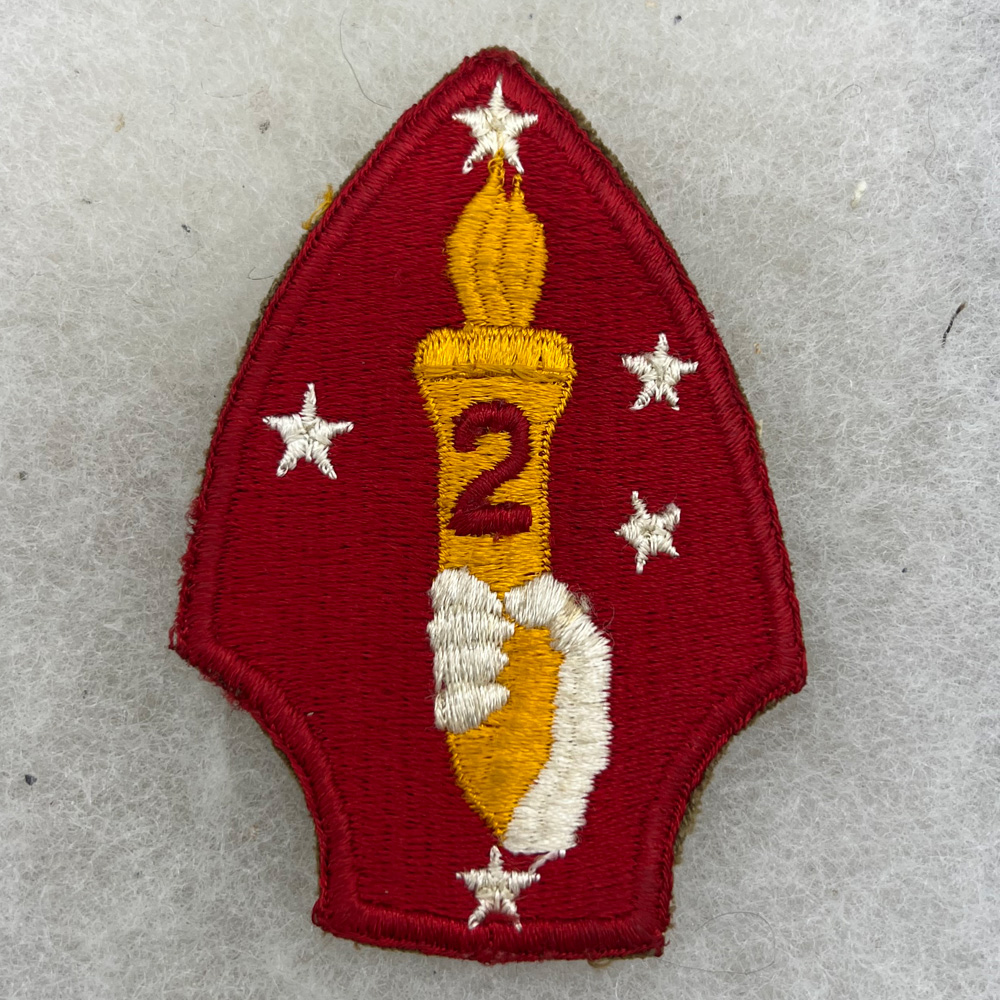 WW2 US 2nd Marine Division Patch – Fitzkee Militaria Collectibles