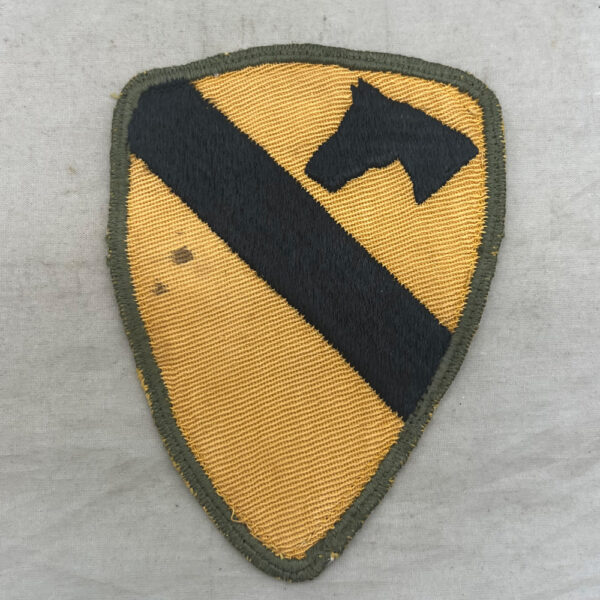 WW2 US Army 1st Cavalry Division Patch Twill Worn – Fitzkee Militaria ...