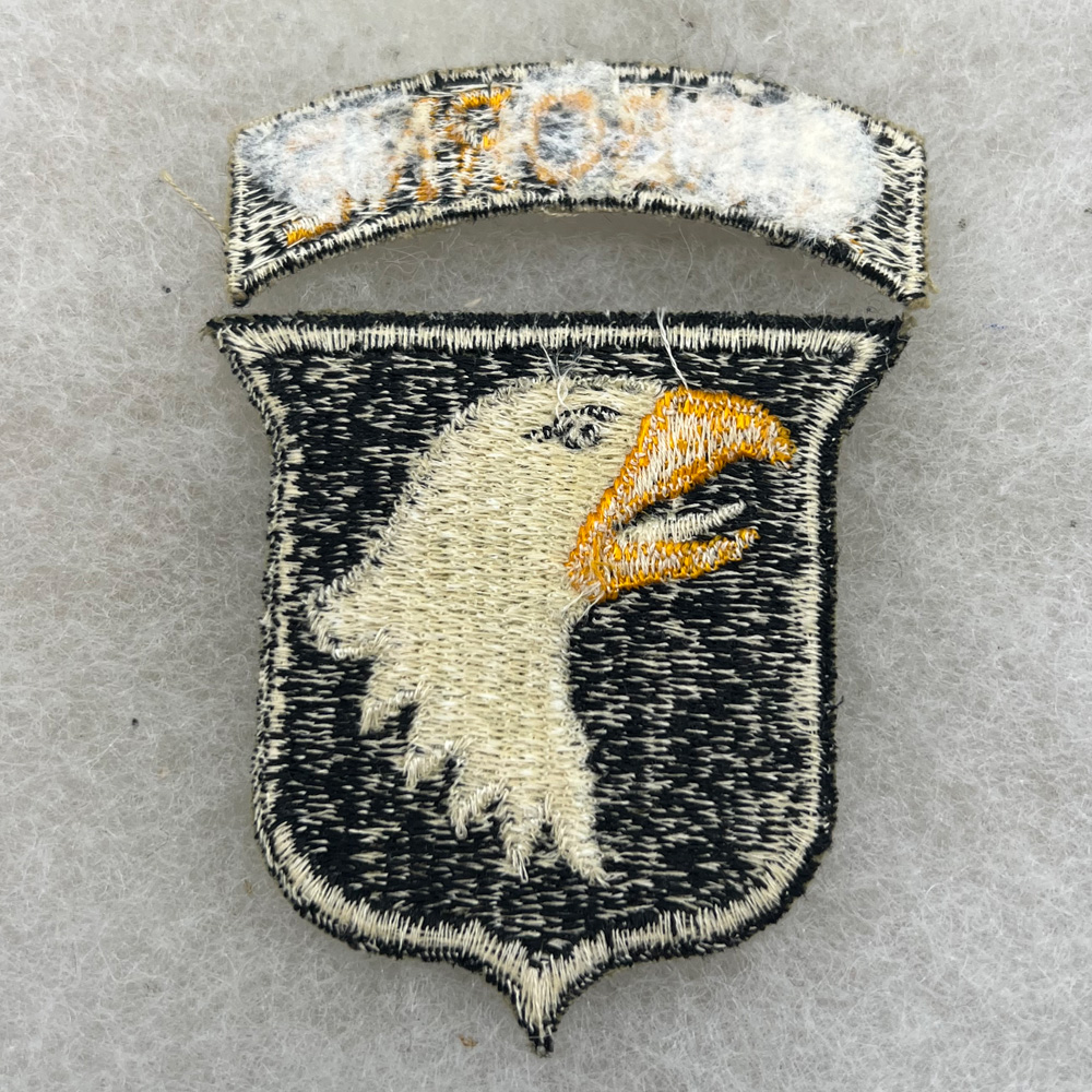 WW2 US Army 101st Airborne Division Patch White Tongue – Fitzkee ...