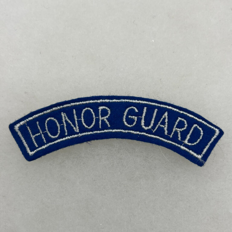 US Army Honor Guard Tab Felt Blue/Silver – Fitzkee Militaria Collectibles