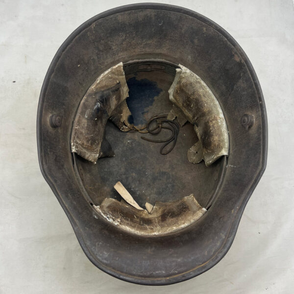 WW1 Imperial German Model 1916 Helmet With Liner F.C. Bellinger Fulda 64 - Image 7