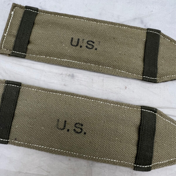 WW2 US Army Suspender Shoulder Pads Kroehler MFG 1945 Set Fitzkee