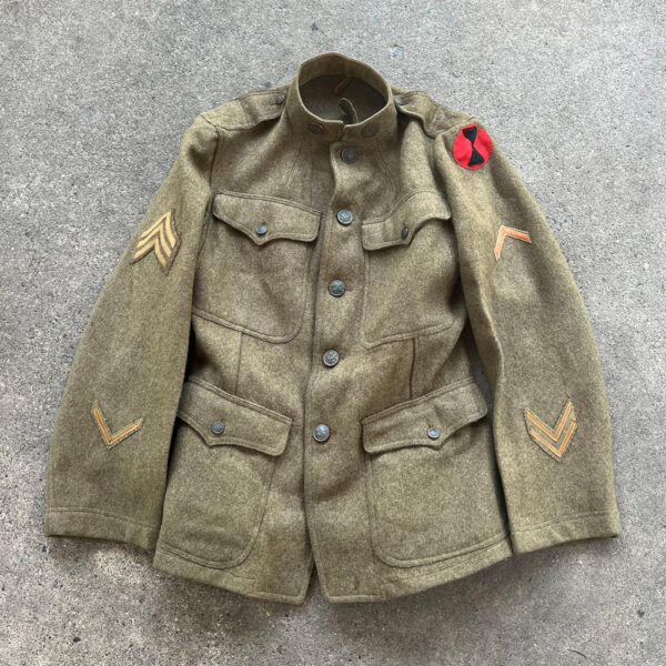 WW1 US Army 7th Infantry Division Wool Sergeant's Uniform