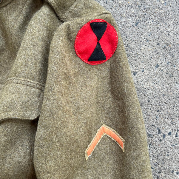 WW1 US Army 7th Infantry Division Wool Sergeant's Uniform - Image 6