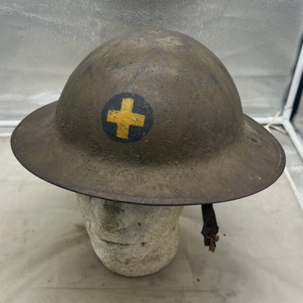WW1 US Army 33rd Infantry Division M-1917 Helmet English Made Brodie