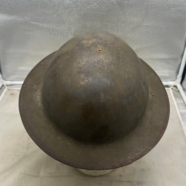 WW1 US Army 33rd Infantry Division M-1917 Helmet English Made Brodie - Image 4
