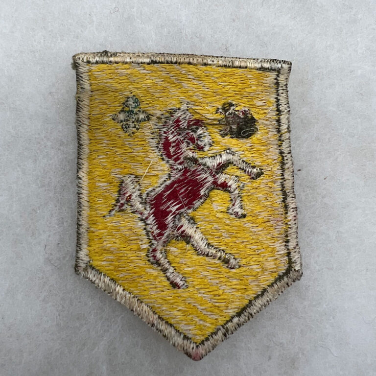 US Army 1950s 113th Cavalry Patch Japanese Made – Fitzkee Militaria ...