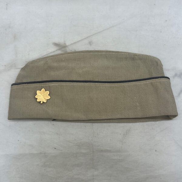 WW2 US Army Major Tropical Summer Weight Overseas Cap Knox 7 3/8 - Image 3