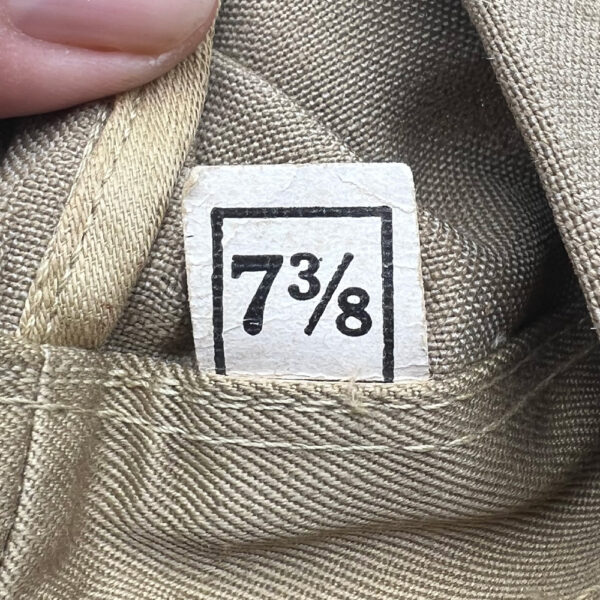WW2 US Army Major Tropical Summer Weight Overseas Cap Knox 7 3/8 - Image 9