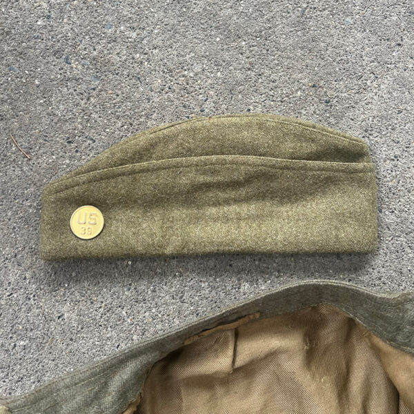 WW1 US Army 27th Infantry Division 39th Regiment Enlisted Uniform With Overseas Cap - Image 9