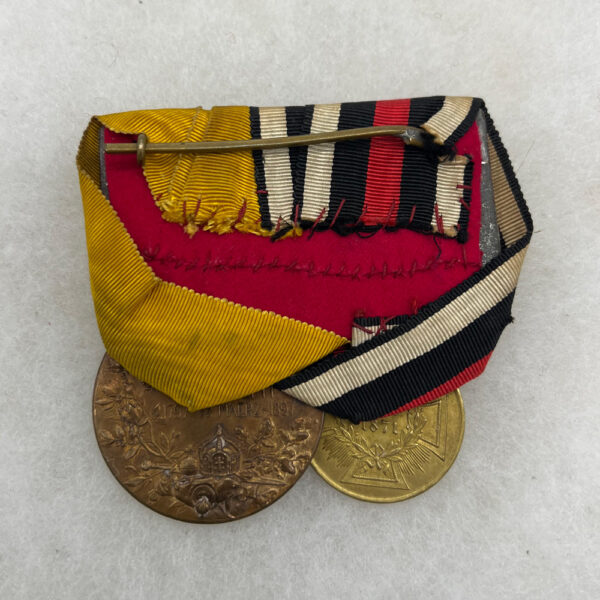 WW1 Imperial Prussian Medal Bar Parade Mount - Image 2