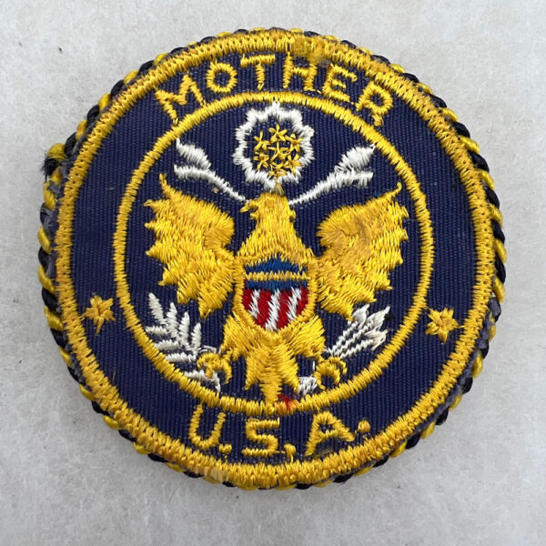 WW2 US Army Mother PX Mirror Patch Twill