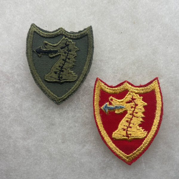 US Army 114th Artillery Pocket Patch Set Twill