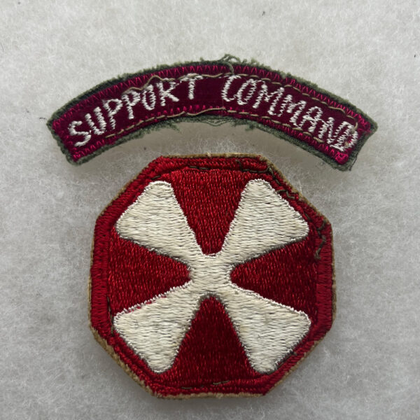 US 8th Army Support Command Patch And Tab Set Korean Made Tab