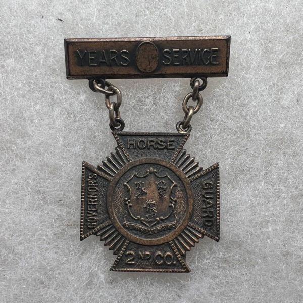 Pre-WW2 Connecticut 2nd Company Governors Horse Guard Service Medal