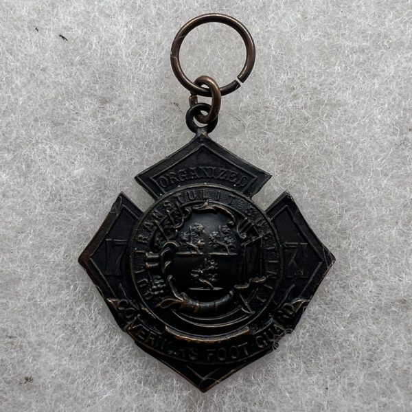 Pre-WW1 Connecticut Governors Foot Guard 1st Company Medal