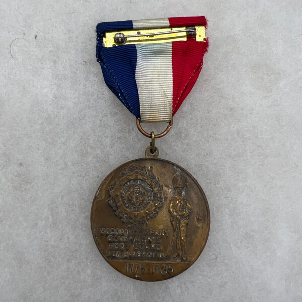 1925 Connecticut 2nd Company Governors Foot Guard 150th Anniversary of Powder House Day Medal - Image 2