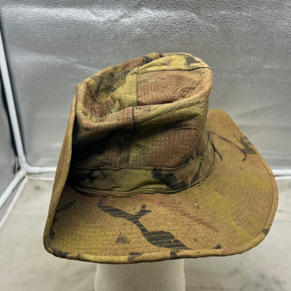 US Army Vietnam Camo Cowboy Boonie Hat Worn Vietnamese Made - Image 3