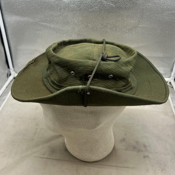Vietnam US Green Cowboy Boonie Hat Vietnamese Made - Image 2