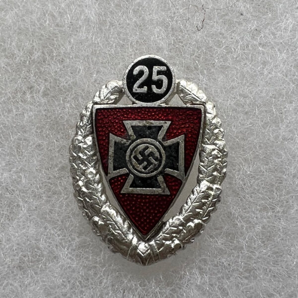 WW2 German NS-RKB 25 Year Membership Pin