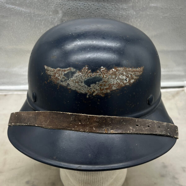 WW2 German Luftschutz Beaded M38 Gladiator Helmet