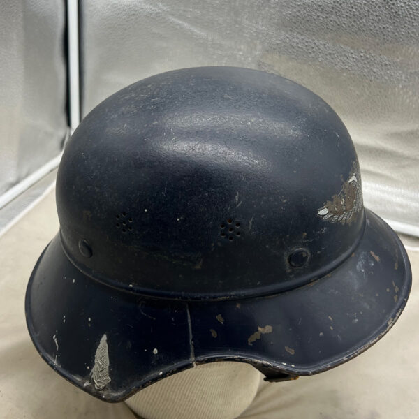 WW2 German Luftschutz Beaded M38 Gladiator Helmet - Image 5