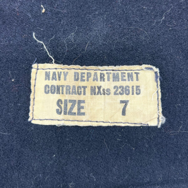 WW2 US Navy Deck Cap Size 7 - Image 7