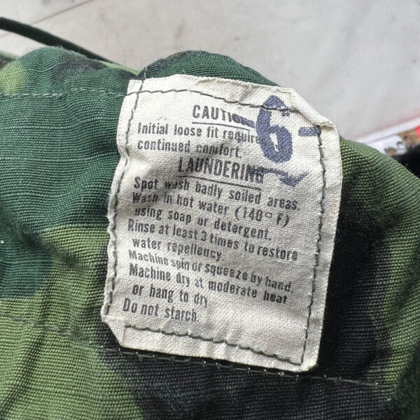 US Vietnam Erdl Camo Boonie Hat 1969 Size 6 5/8 - Image 6
