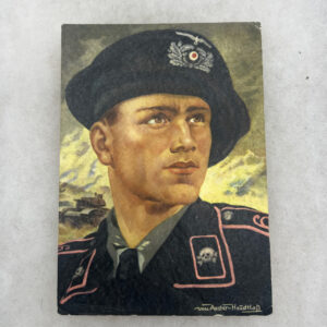 WW2 German Army Panzer Postcard