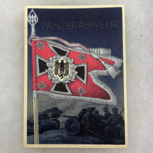 WW2 German Panzer Standard Postcard