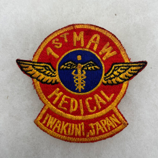 US 1st Marine Air Wing Medical Iwakuni Japan Patch Japanese Made