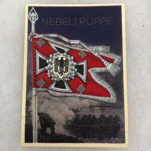 WW2 German Army Nebel Truppe Standard Postcard