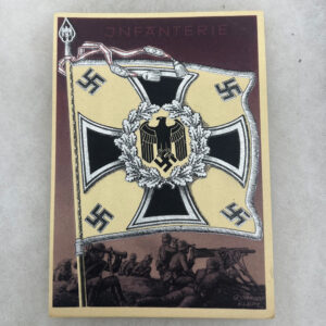WW2 German Army Infantry Standard Postcard