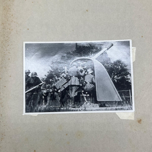 WW2 German 18th Artillery Regiment Photo Album - Image 2