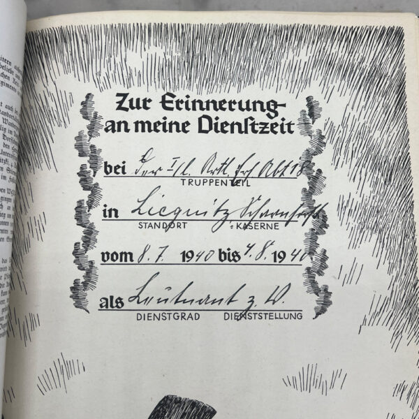WW2 German 18th Artillery Regiment Photo Album - Image 4