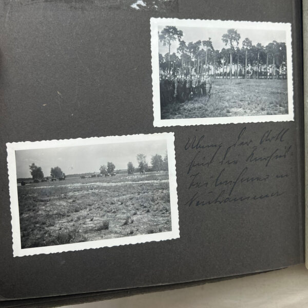 WW2 German 18th Artillery Regiment Photo Album - Image 10