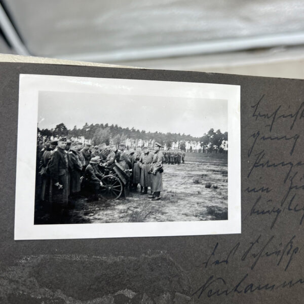 WW2 German 18th Artillery Regiment Photo Album - Image 11
